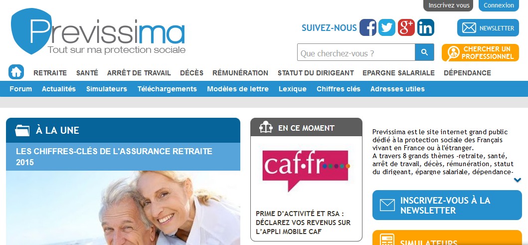 Previssima, le site web pour tout savoir sur la protection sociale